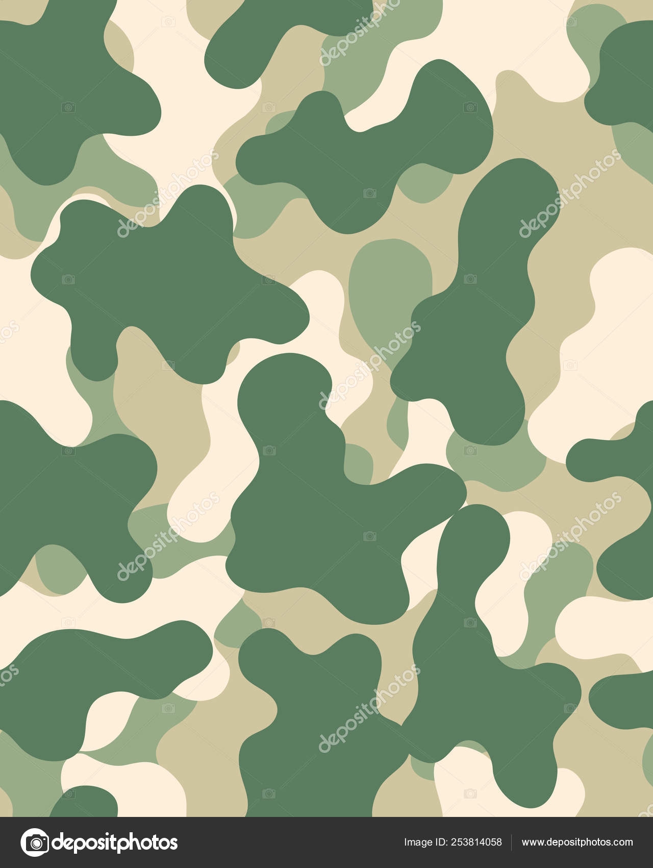 Camouflage Pattern Seamless Army Wallpaper Military Design Abstract Camo Design Stock Vektorbild Von matnikola 253814058
