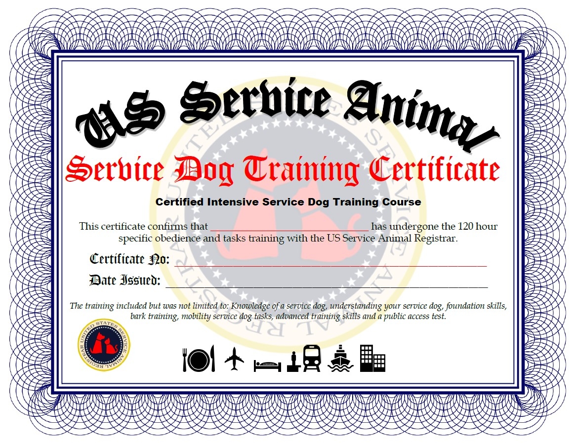 Canine Professionals Service Official Animal Training Certification