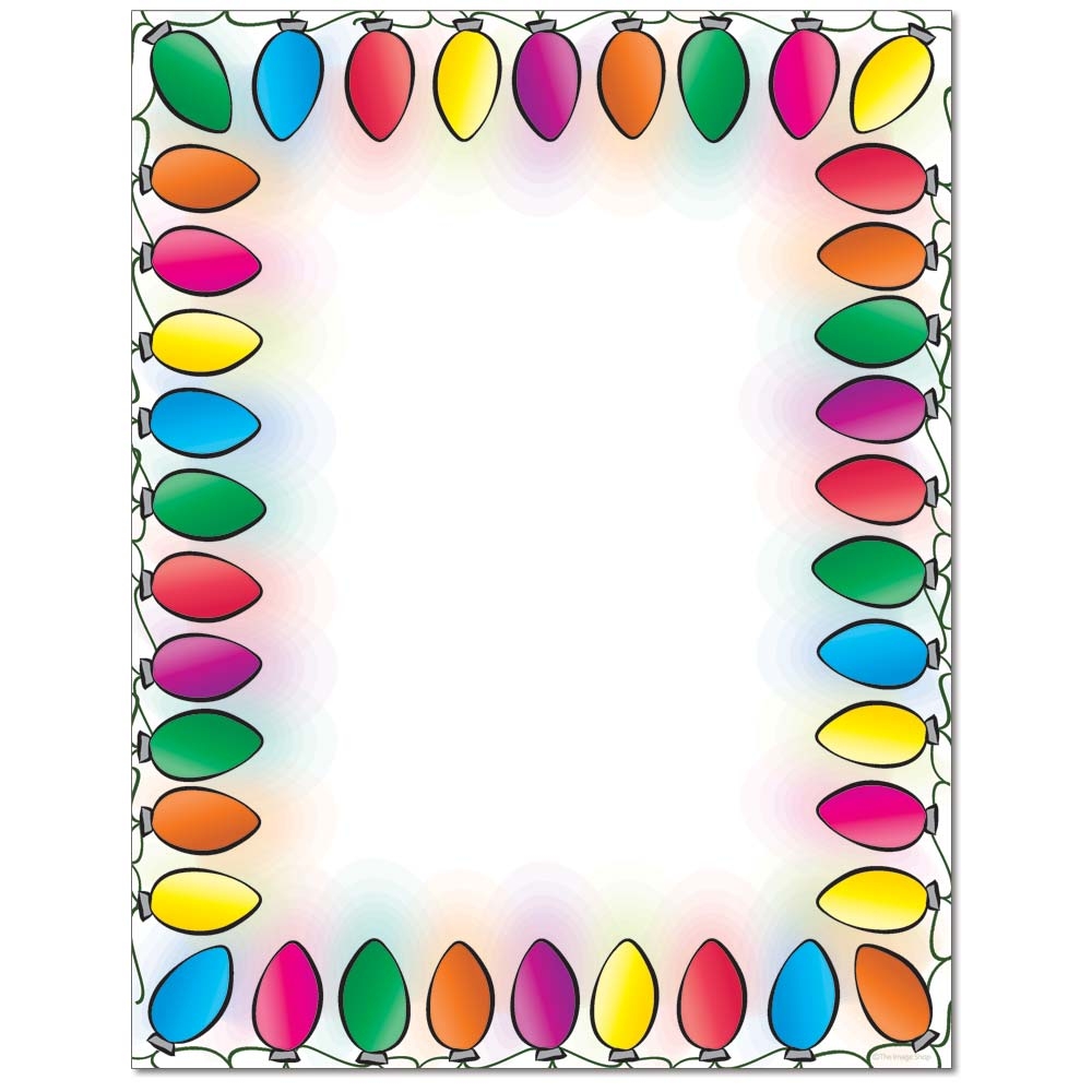 Free Christmas Border Paper Printable