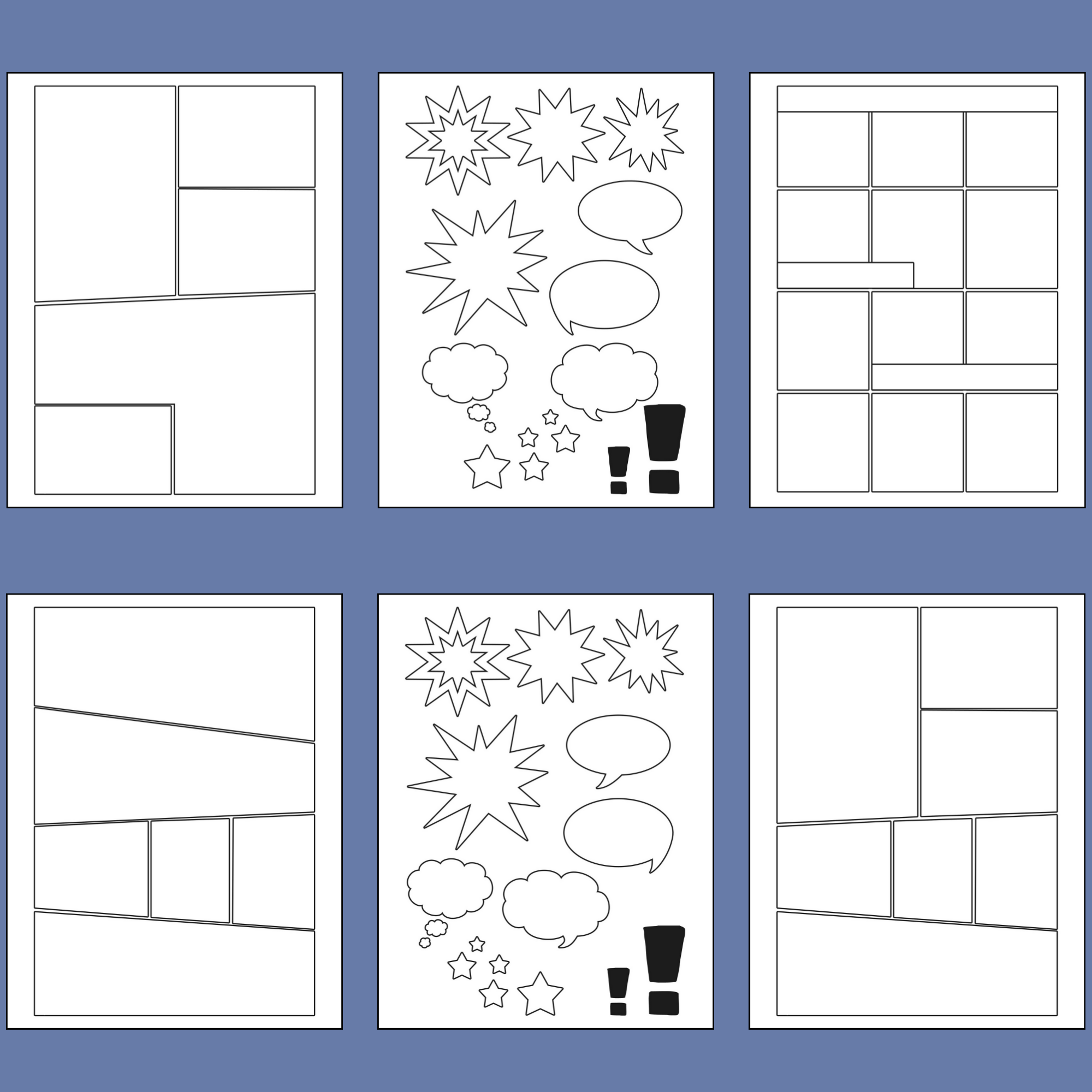 Comic Paper Printable