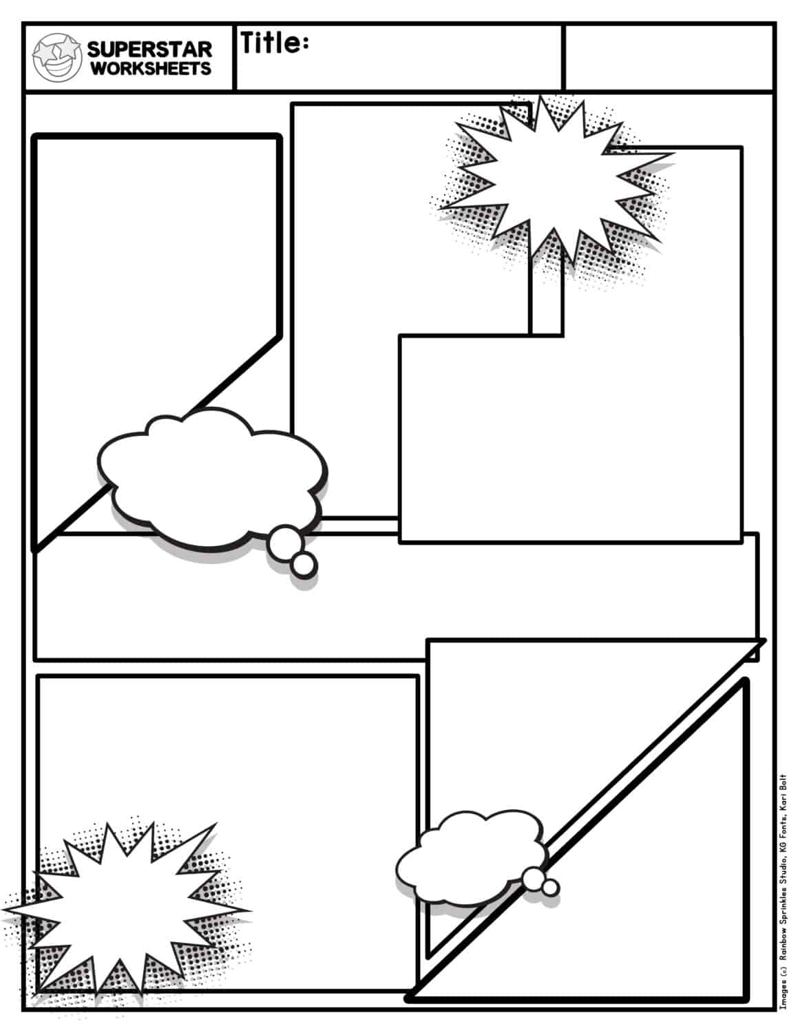 Comic Book Paper Printable