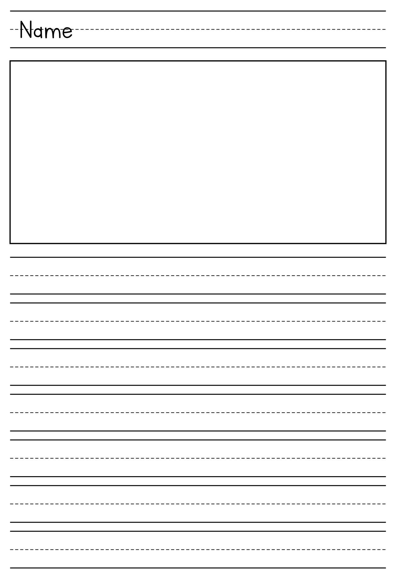 Printable Primary Handwriting Paper