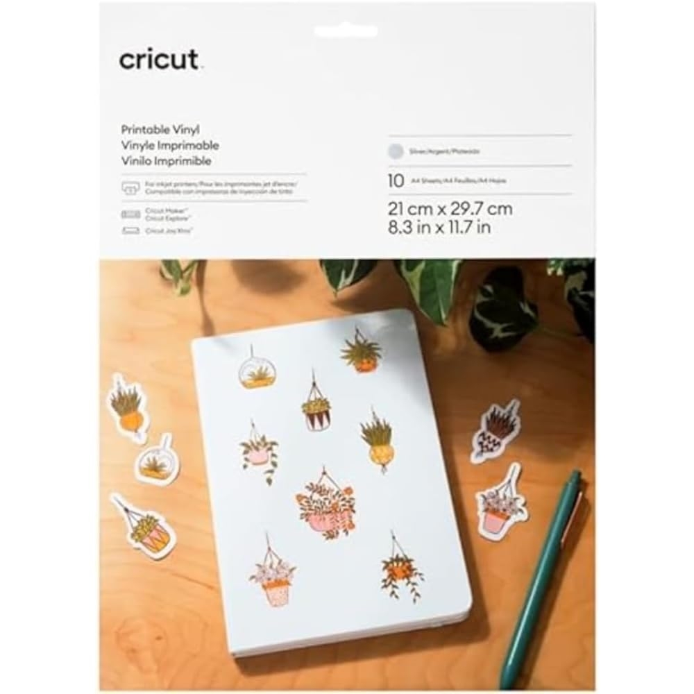 Cricut Printable Vinyl A4 Pack Of 10 Amazon de Home Kitchen