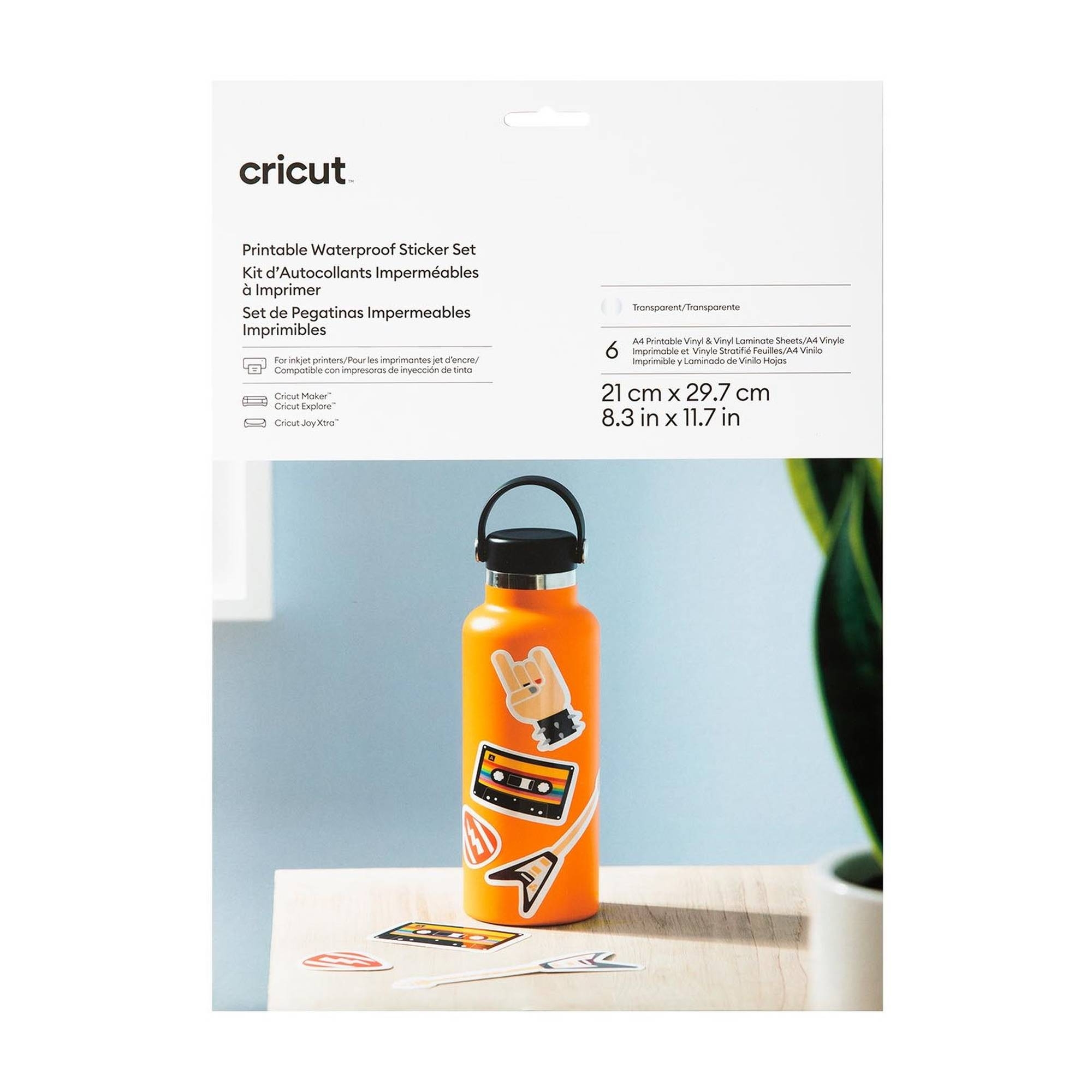 Cricut Printable Clear Sticker Paper