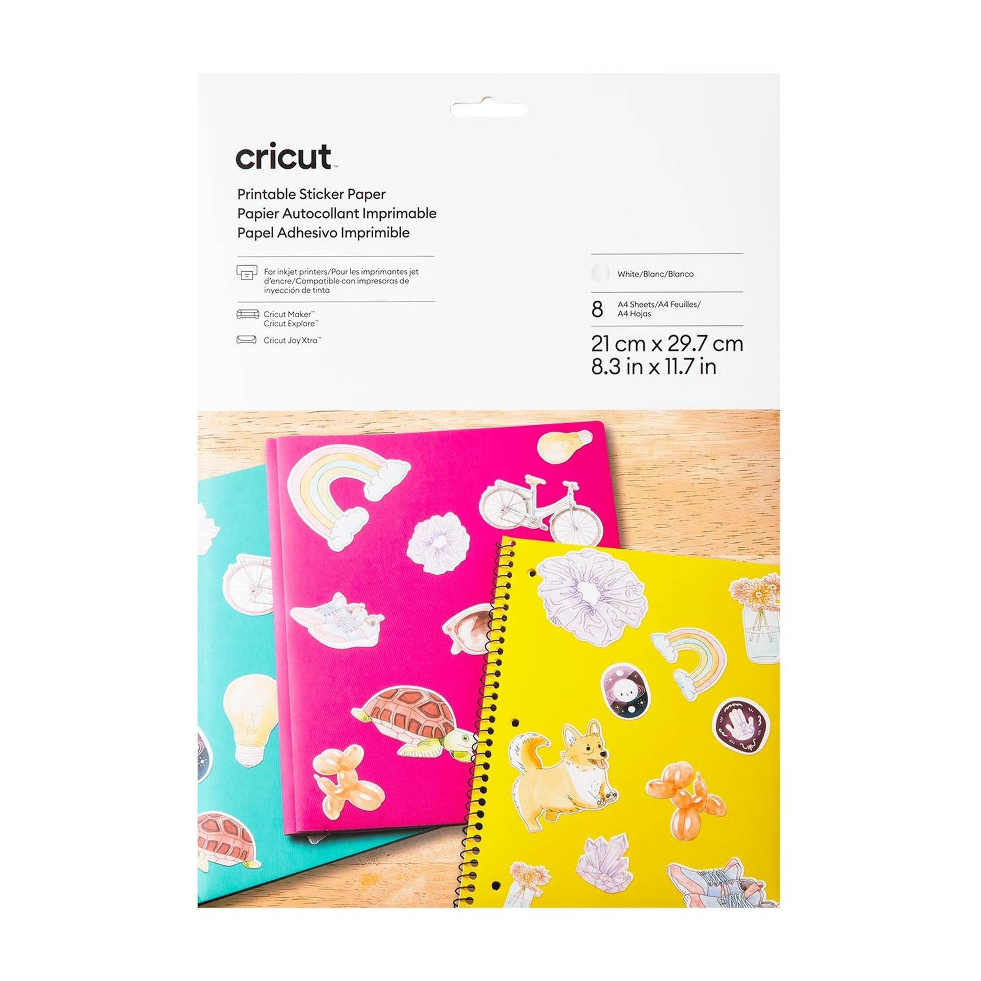 Printable Sticker Paper Clear No Liner Printing