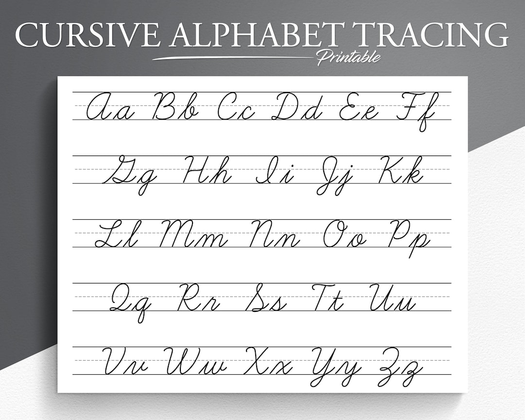 Printable Cursive Paper