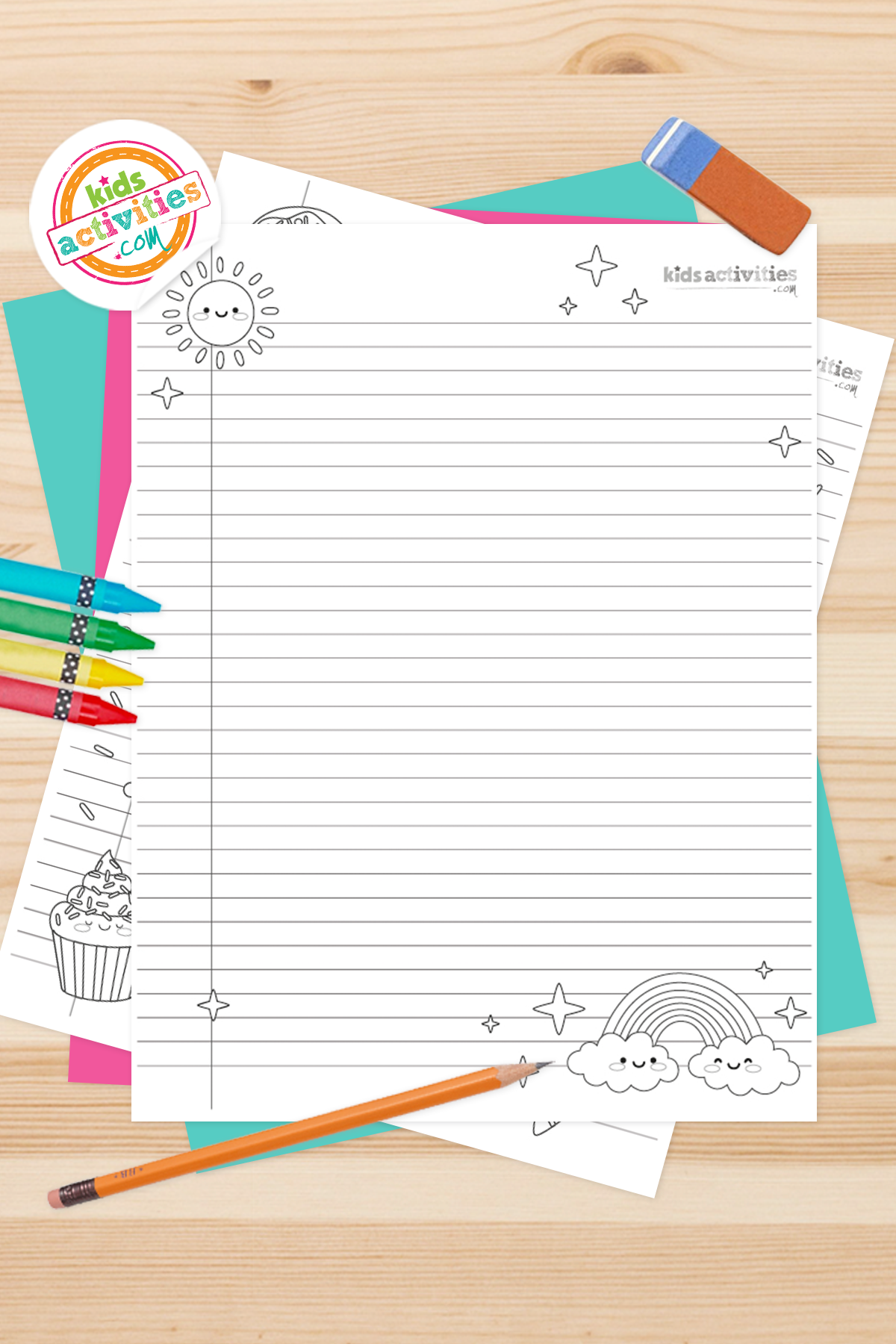 Cute Printable Notebook Paper - Pdf