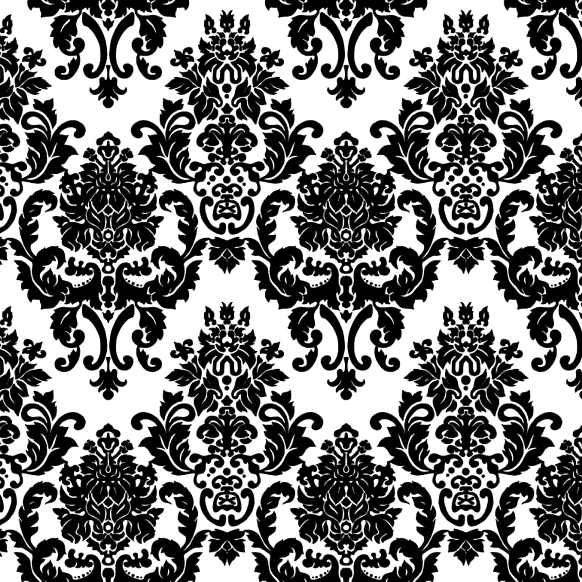 Damask Black And White Free Printable Wallpaper Background Freebie