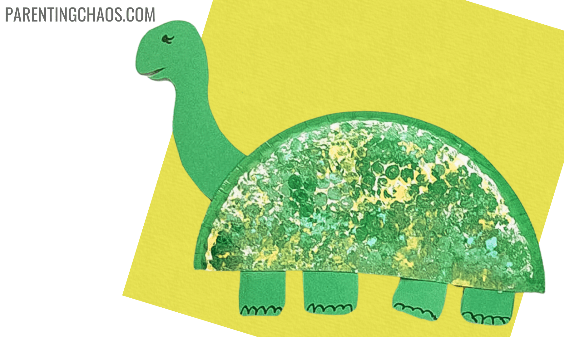 Dinosaur Paper Plate Craft Parenting Chaos