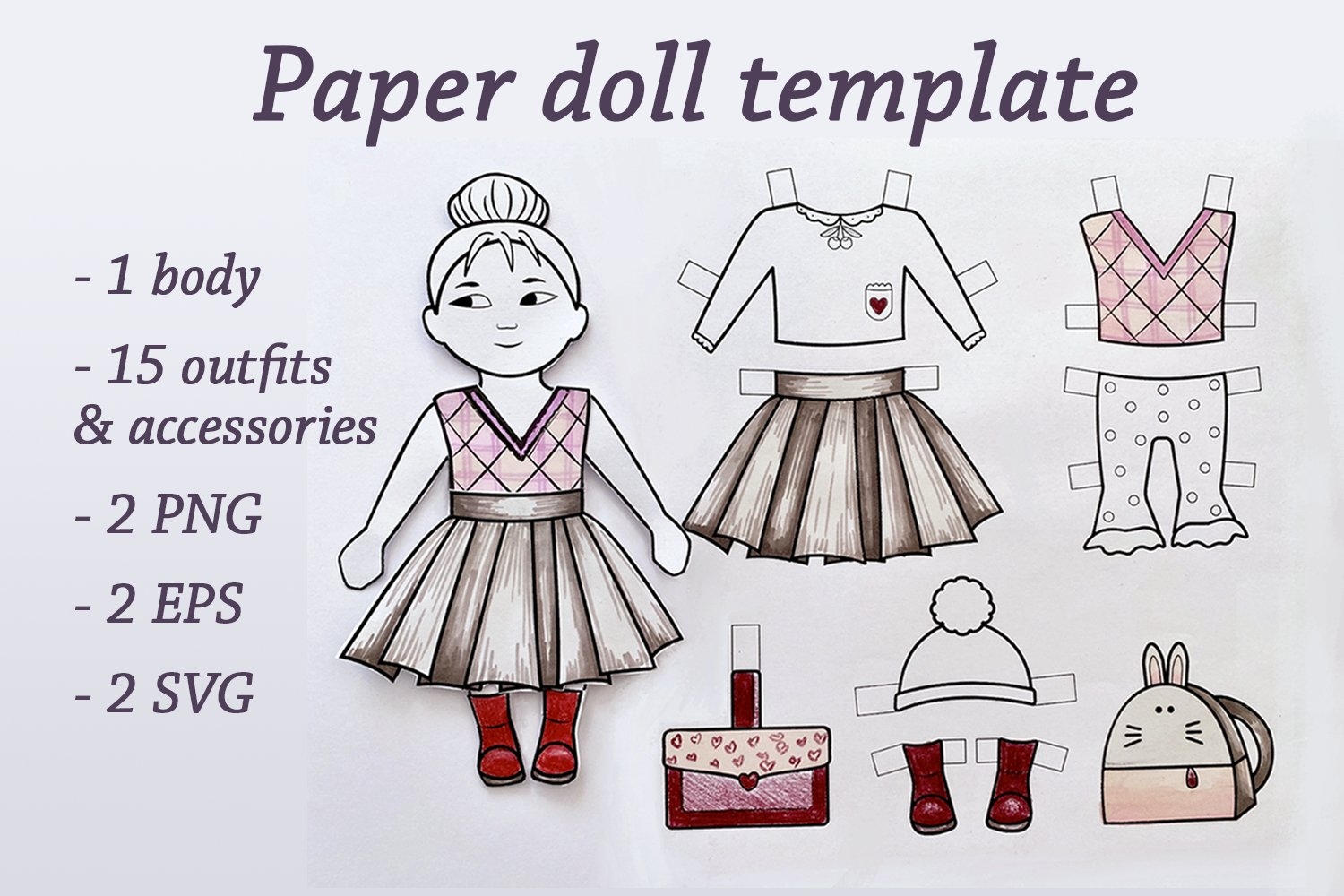 Printable Paper Doll Templates Free