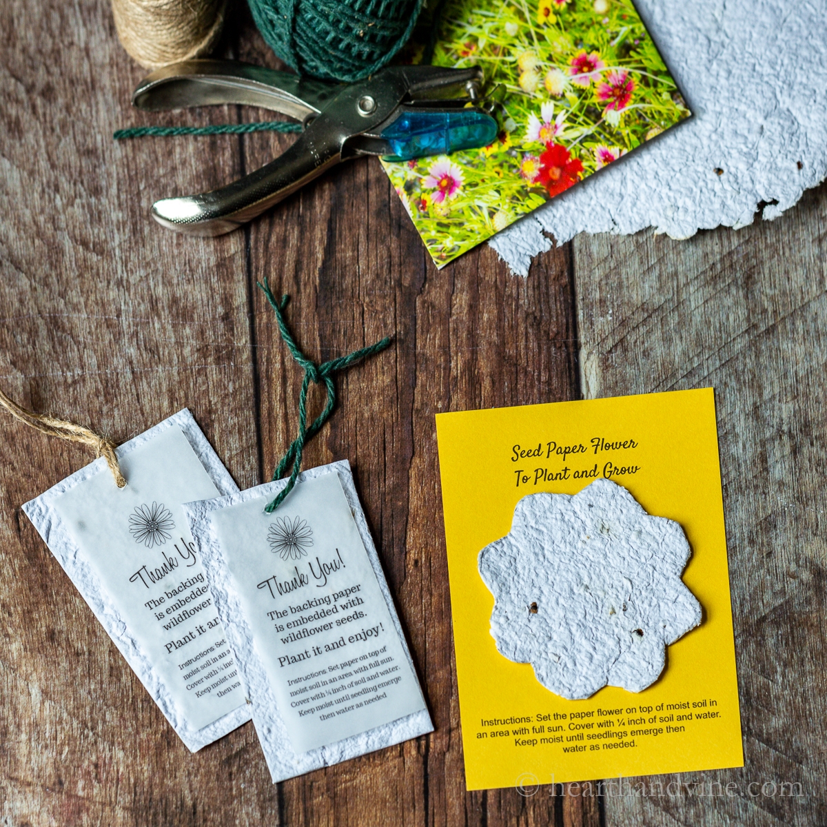 DIY Seed Paper Craft For Cards And Gift Tags Hearth And Vine