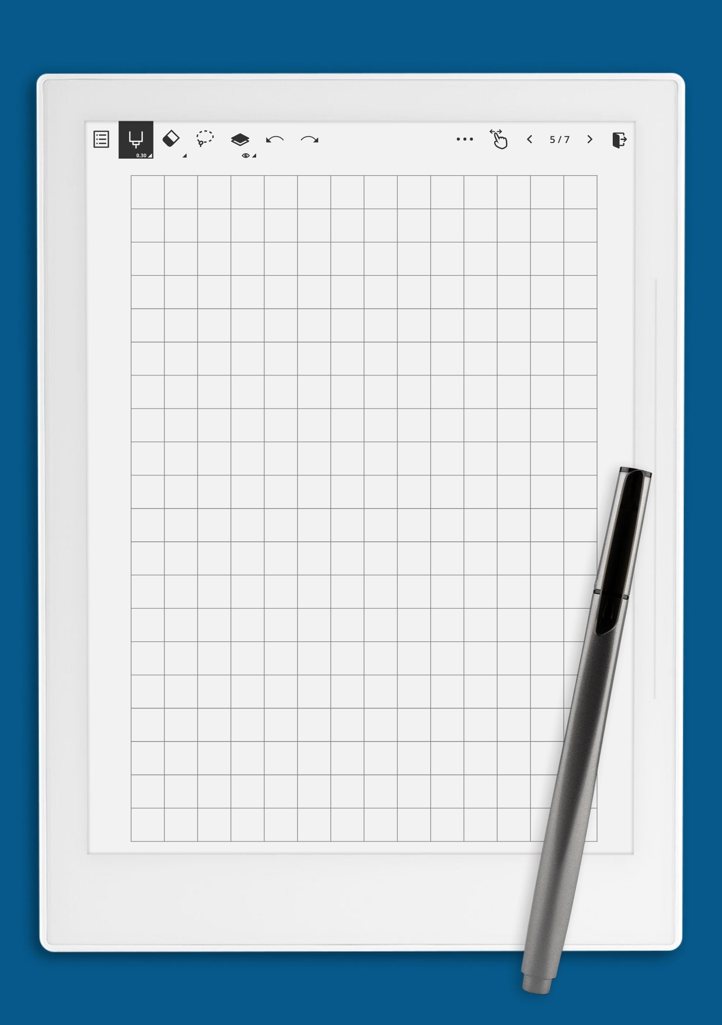 Download Printable 1cm Graph Paper Printable Pages Blue PDF