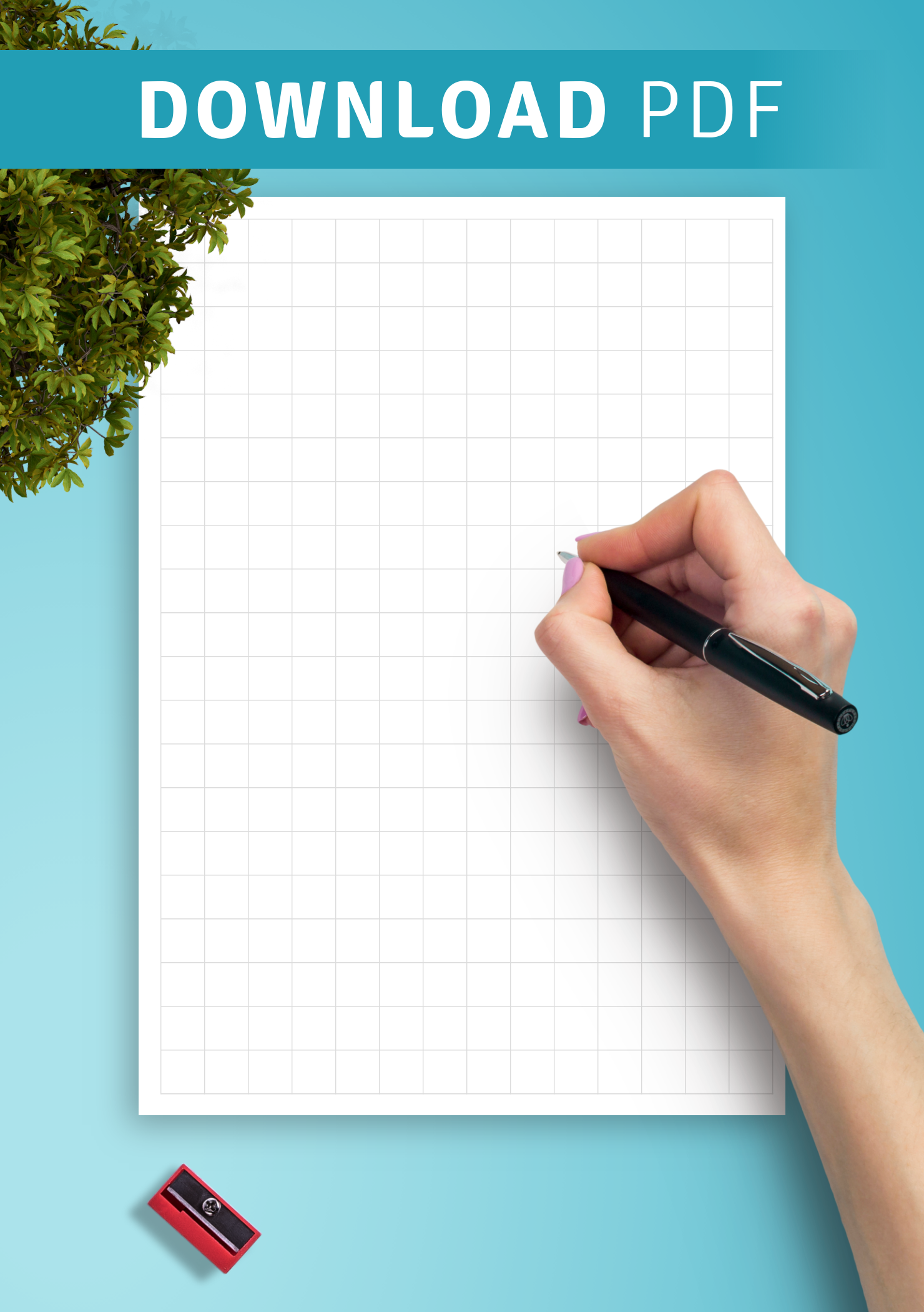 Graph Paper Printable 1cm