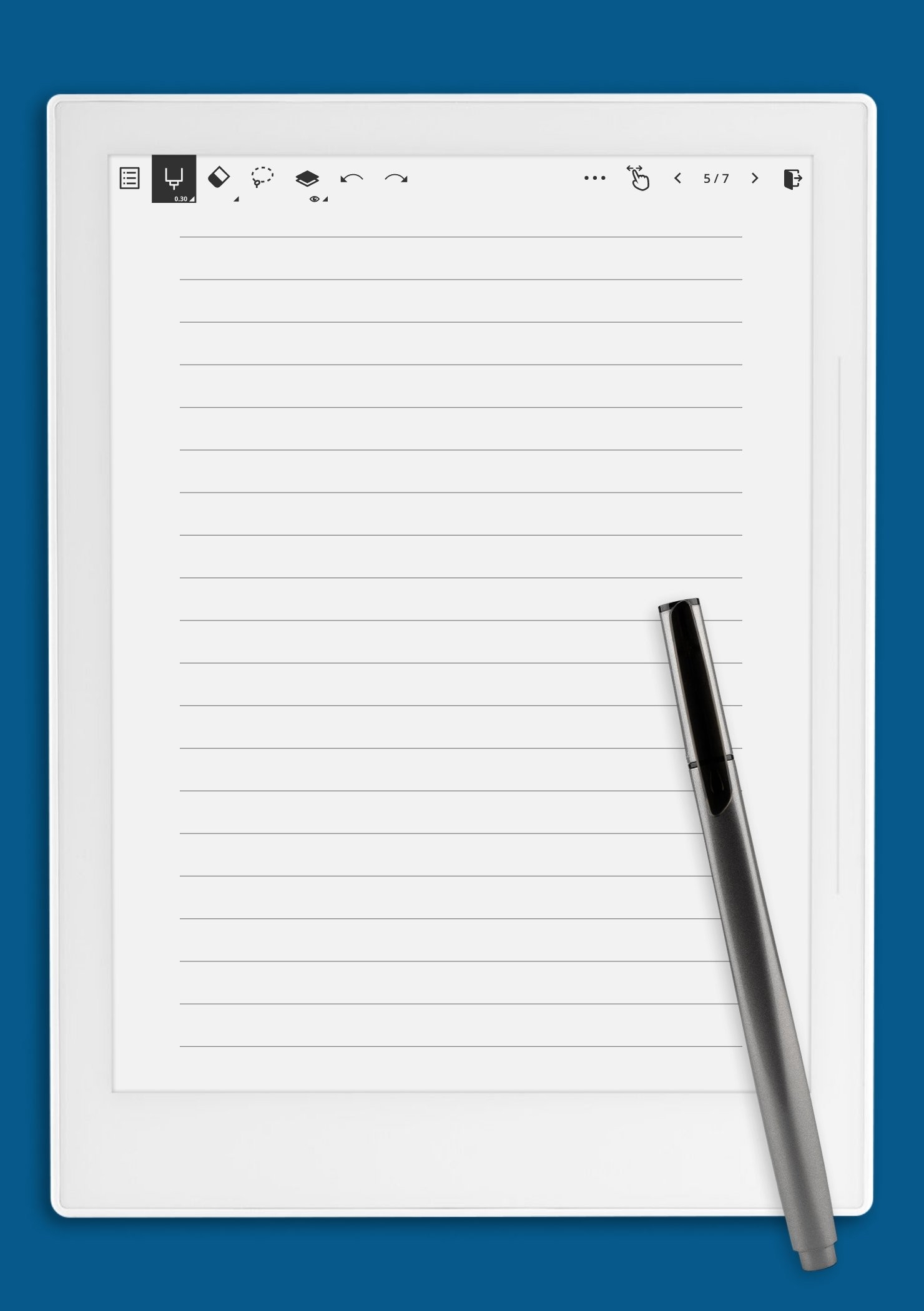 Ruled Paper Printable