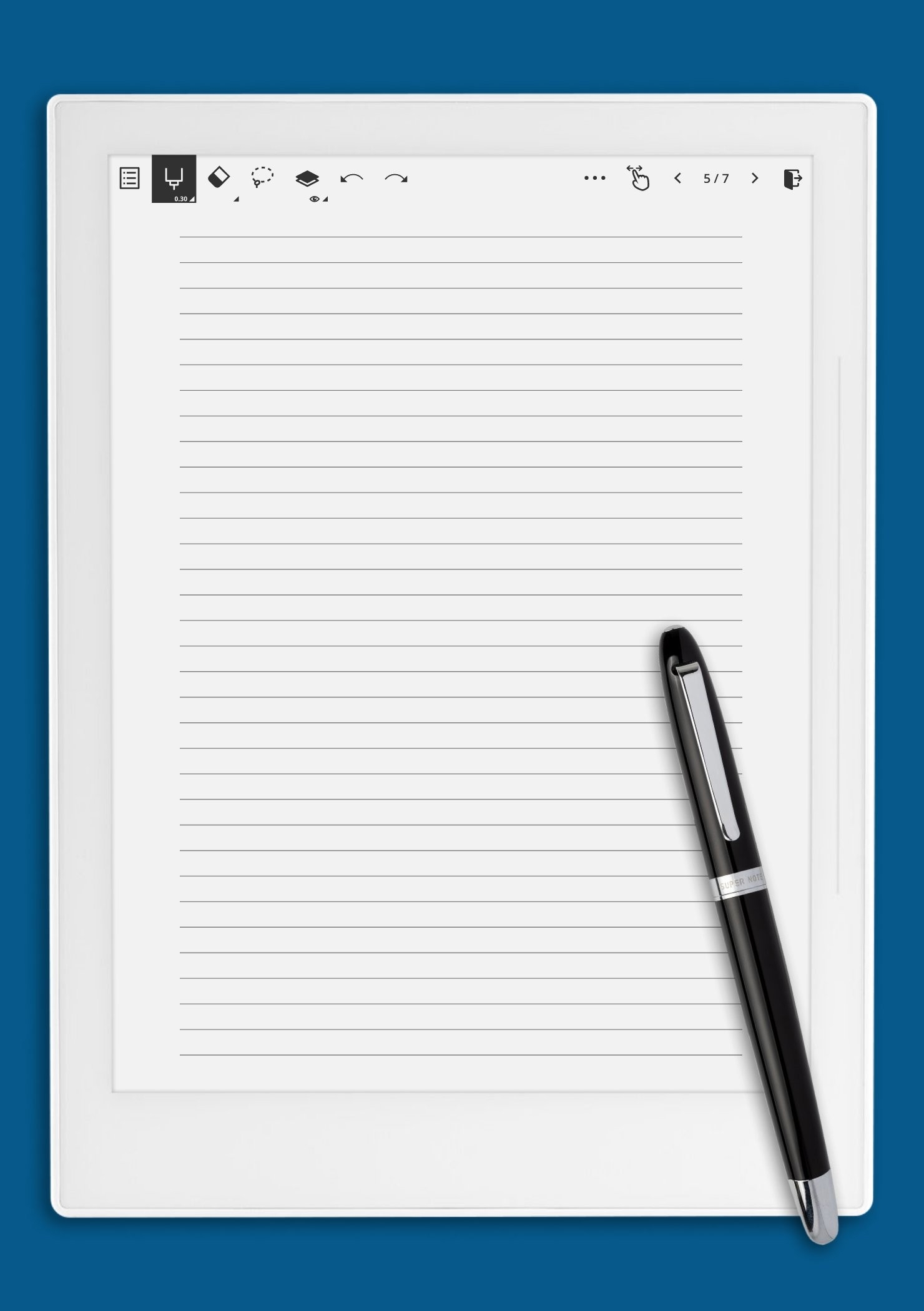 Blank Paper With Lines Printable