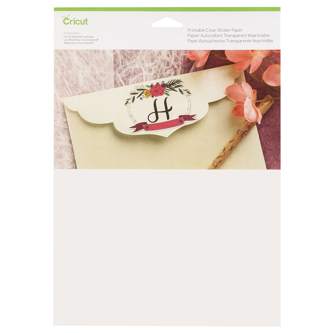 Druckbares Transparentes Stickerpapier Cricut Shop