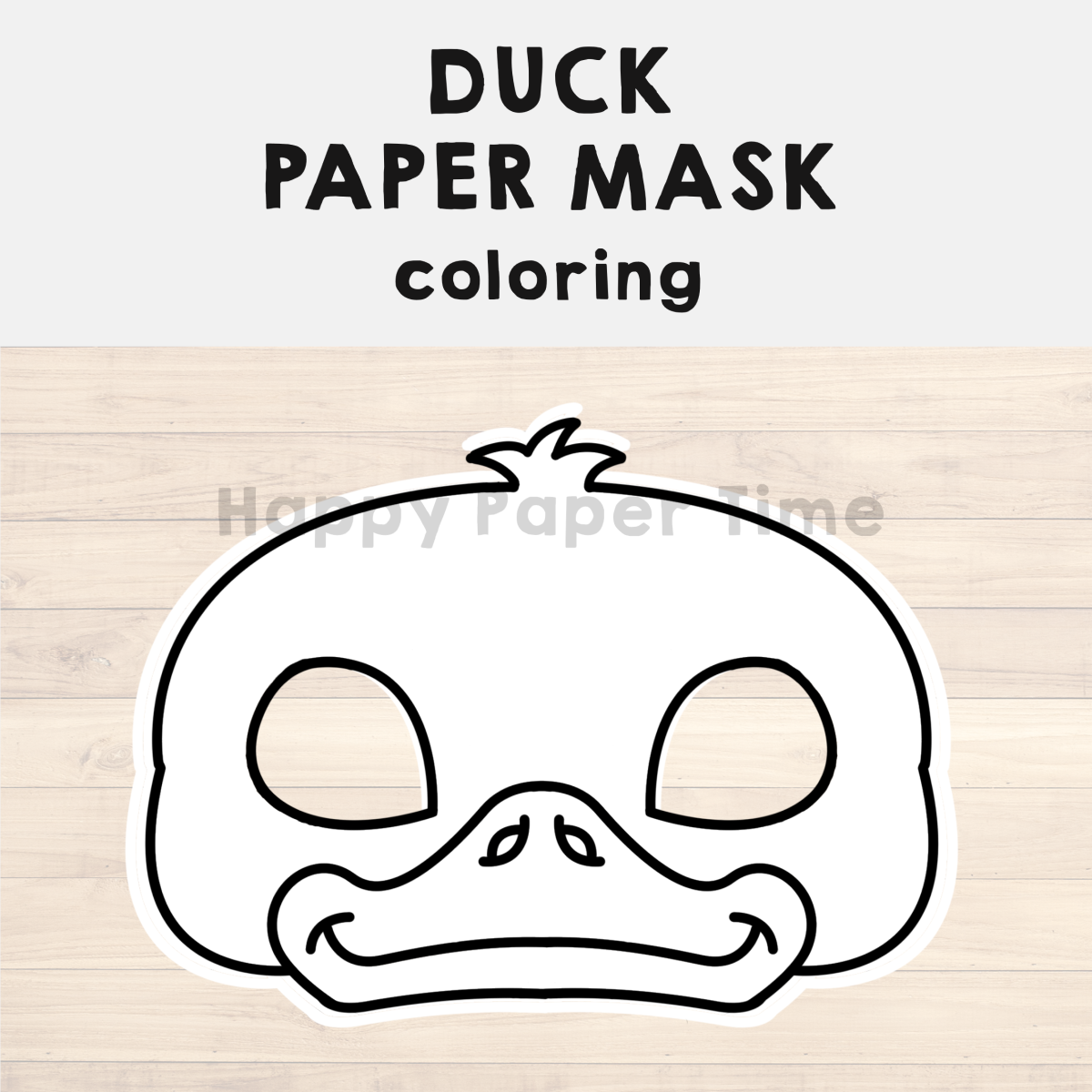 Paper Duck Printables