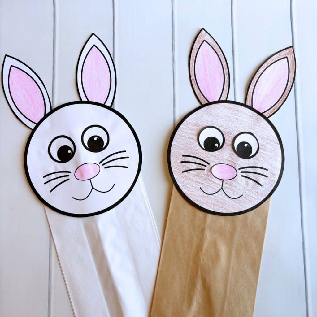 Free Printable Paper Bag Puppets