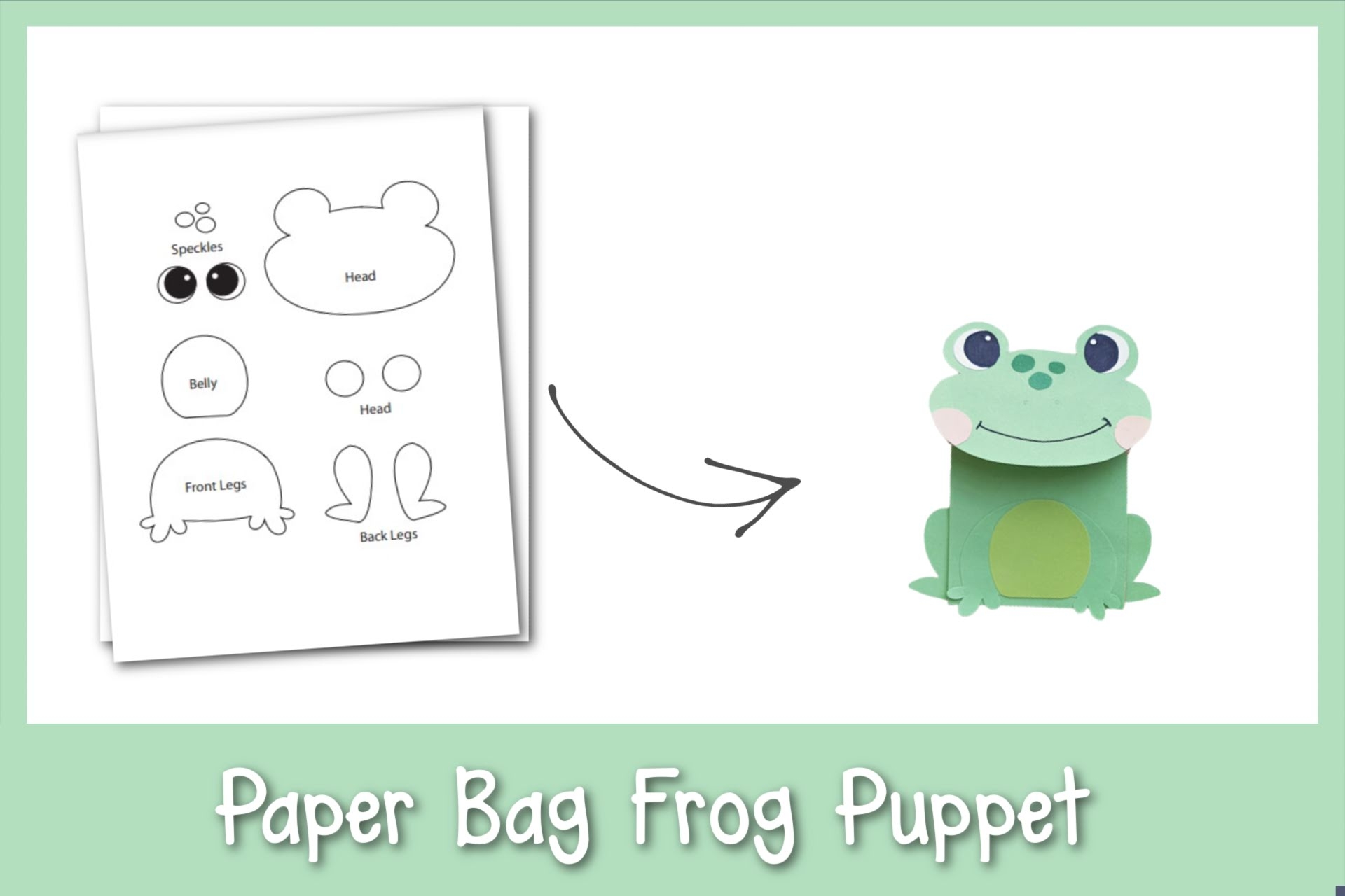 Free Paper Bag Puppet Printables