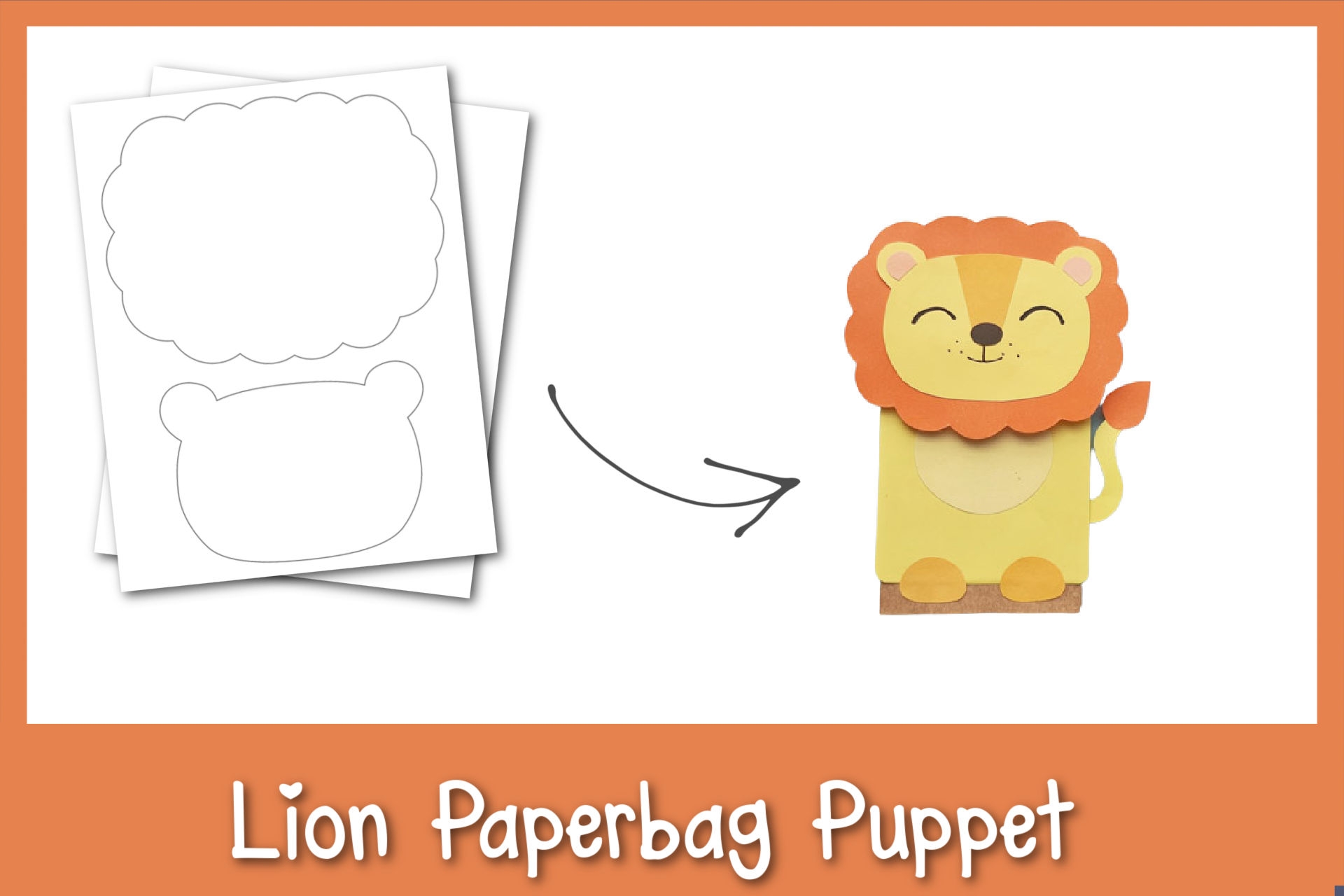 Paper Bag Puppet Printables