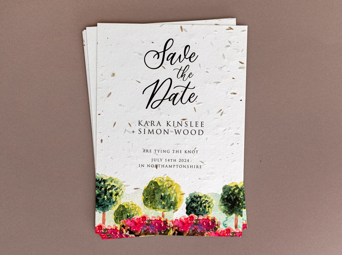 Eco Friendly Seed Paper Printing UK Plantable Paper Services
