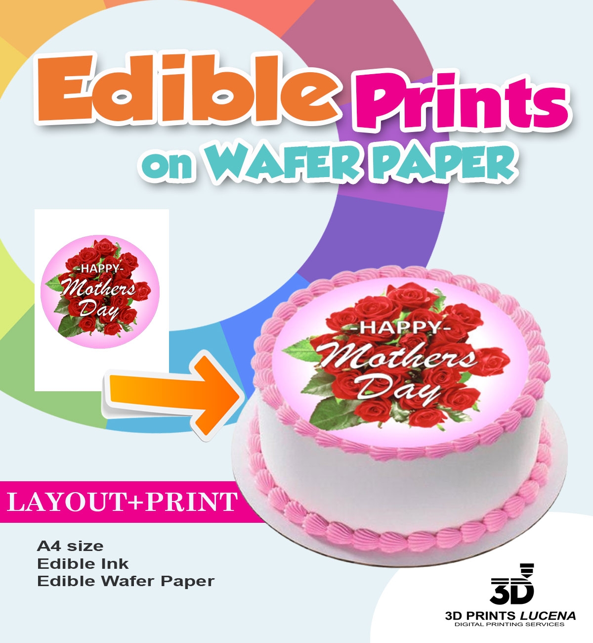 Edible Printable Paper For Cakes