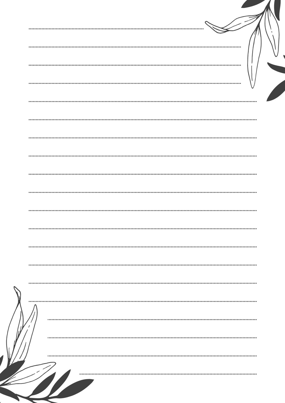Free And Customizable Line Templates