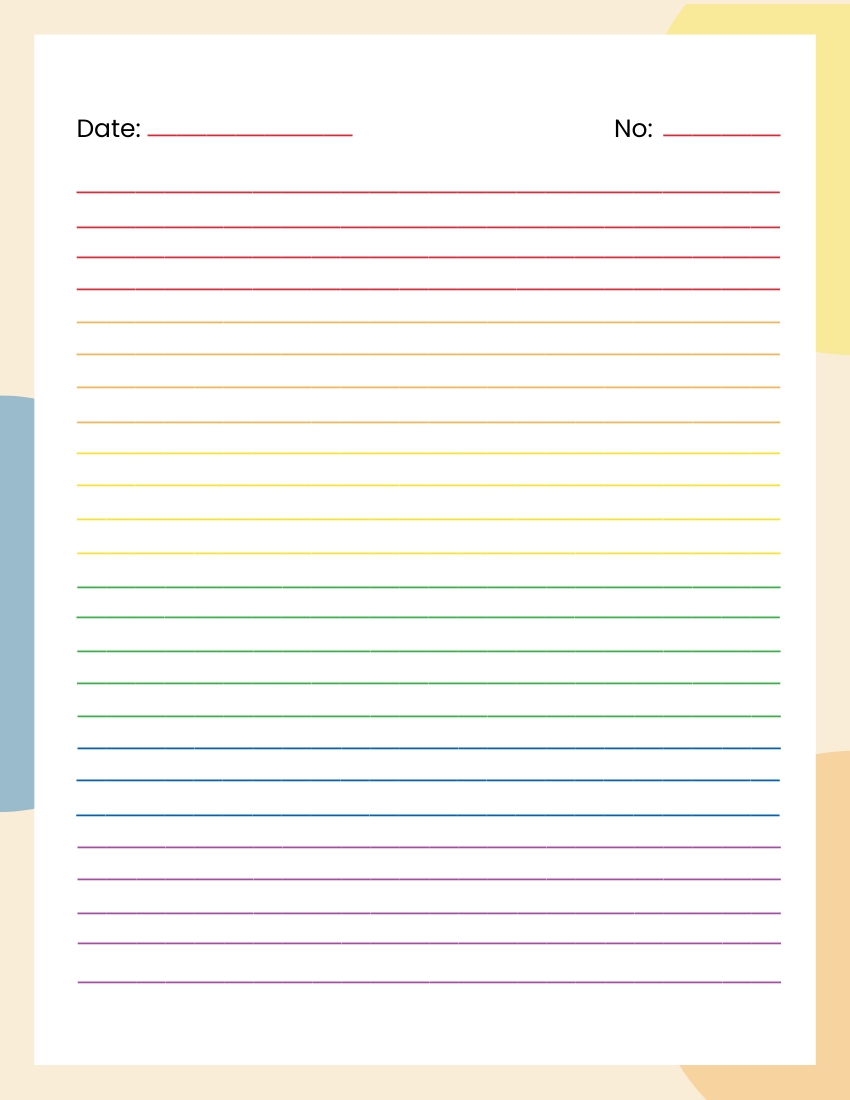 Colored Paper Printable