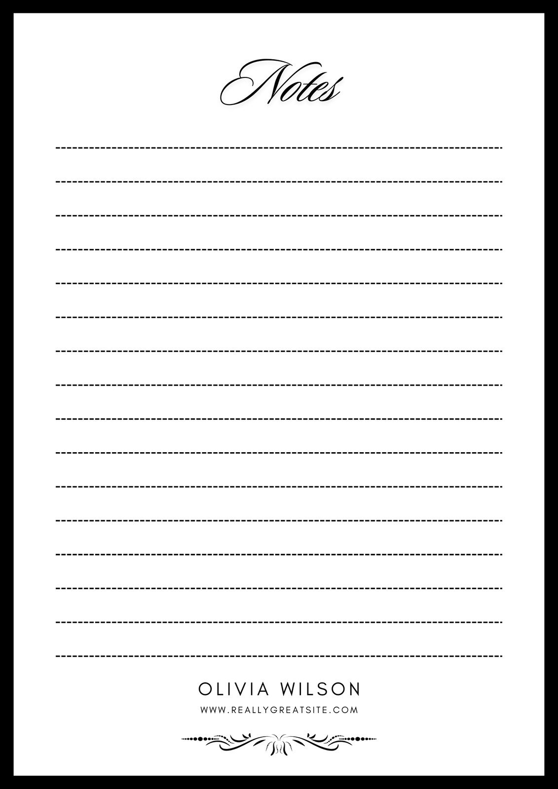 Free Customizable And Printable Notepad Templates Canva
