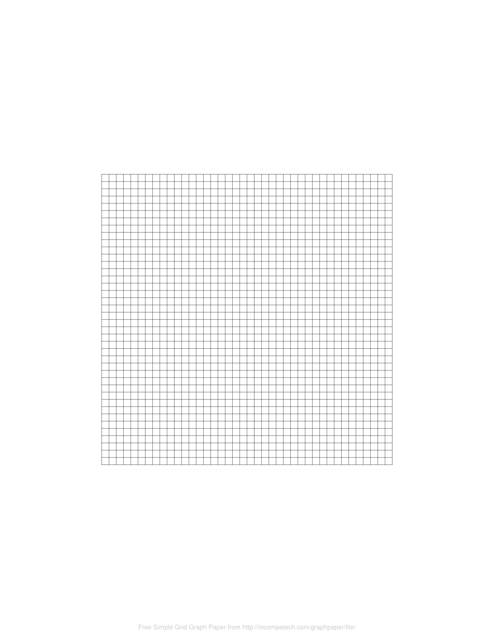 Graph Paper 10x10 Printable
