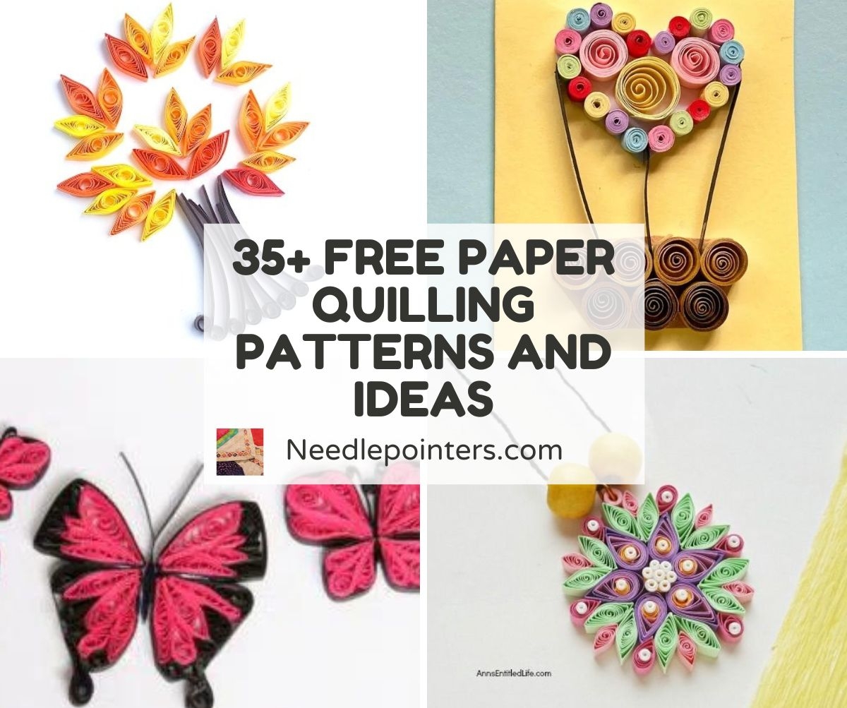 Free Paper Quilling Patterns And Ideas Needlepointers