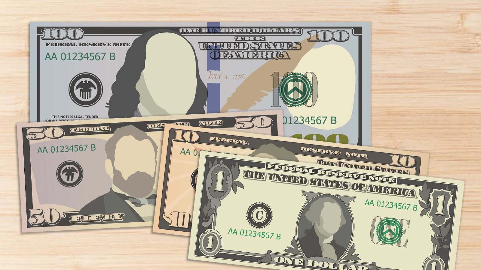 Free Play Money Printable Bundle All US Bills And Coins 