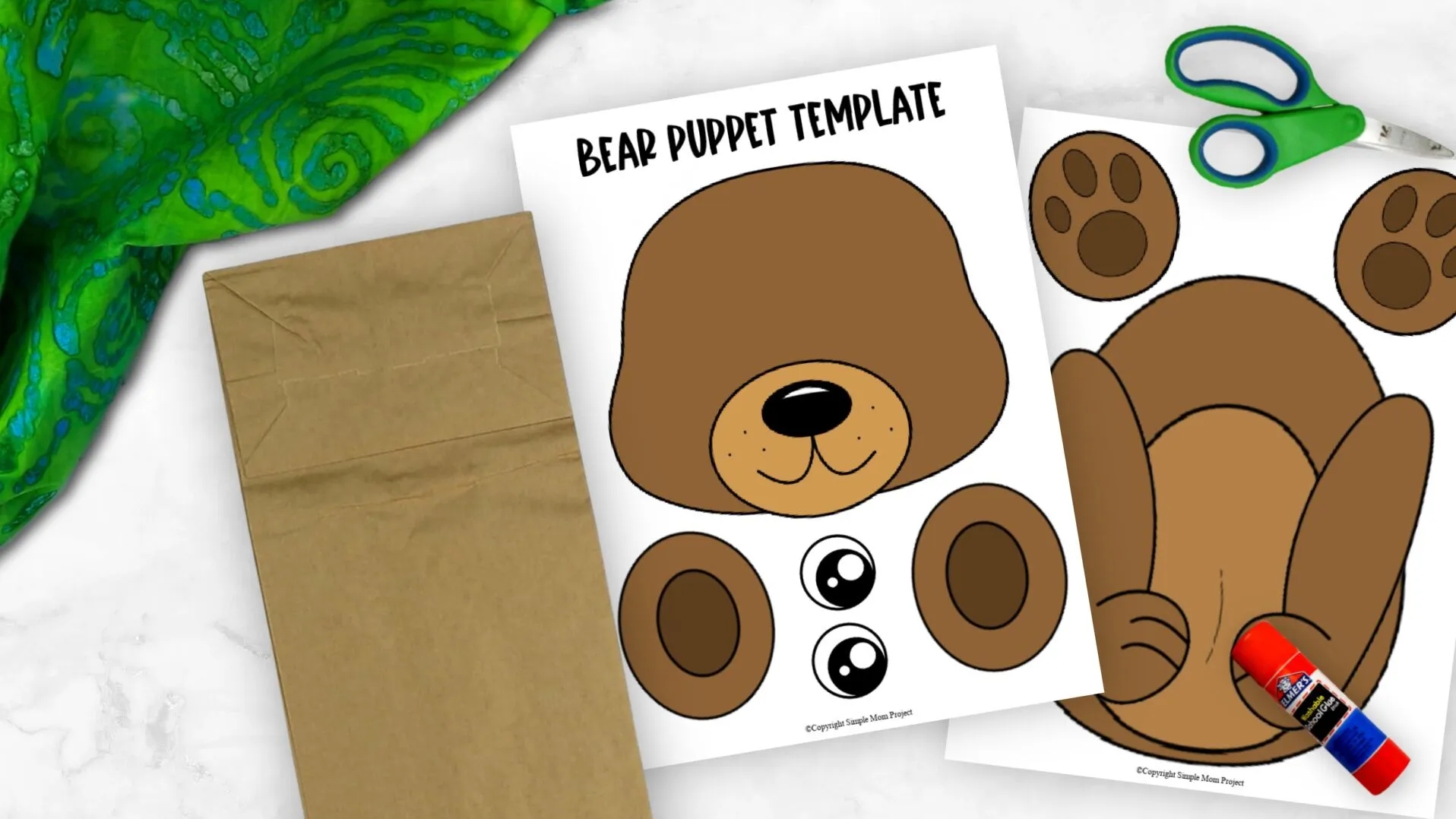 Paper Bag Puppets Printable