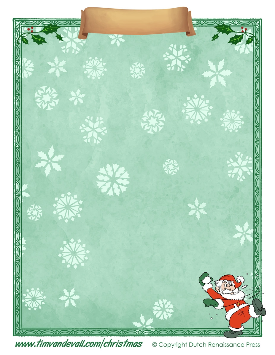 Free Printable Christmas Paper Backgrounds