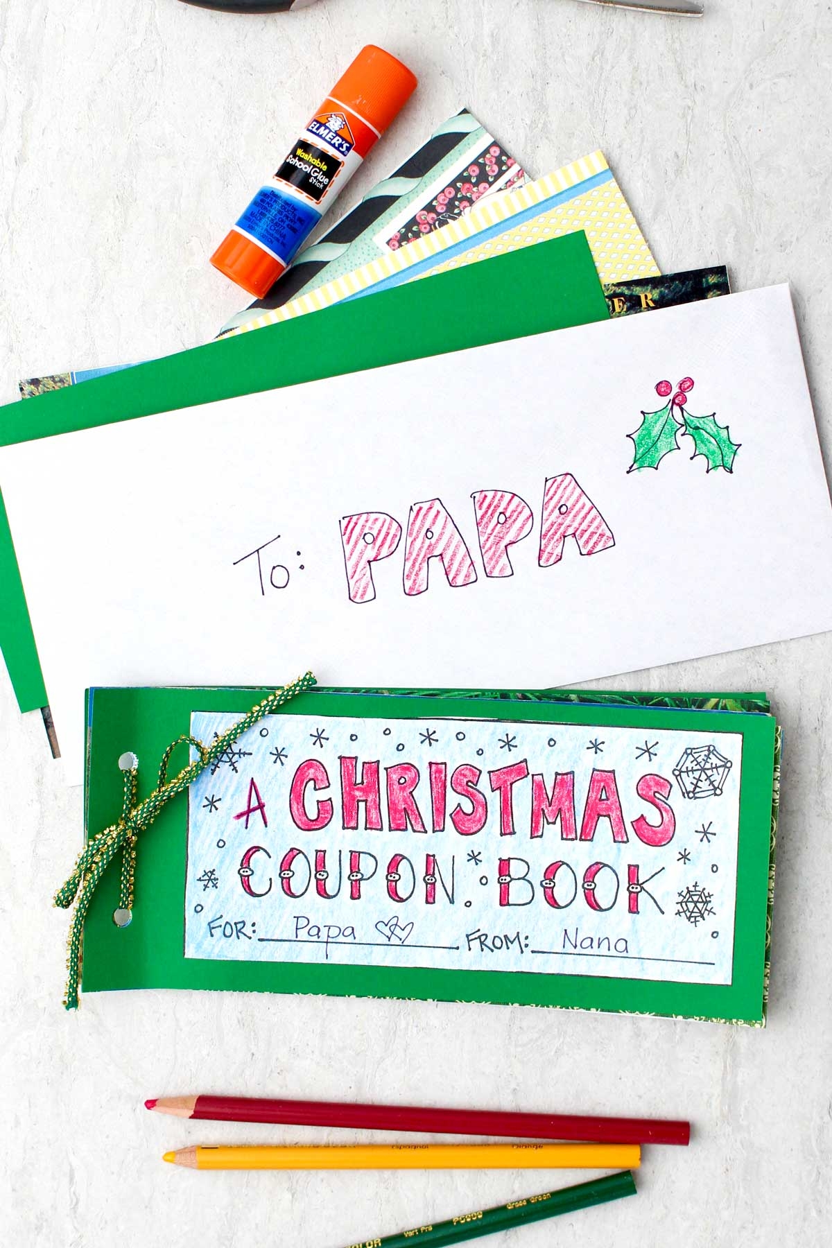 Free Printable Coupon Book Template For Christmas Welcome To Nana s