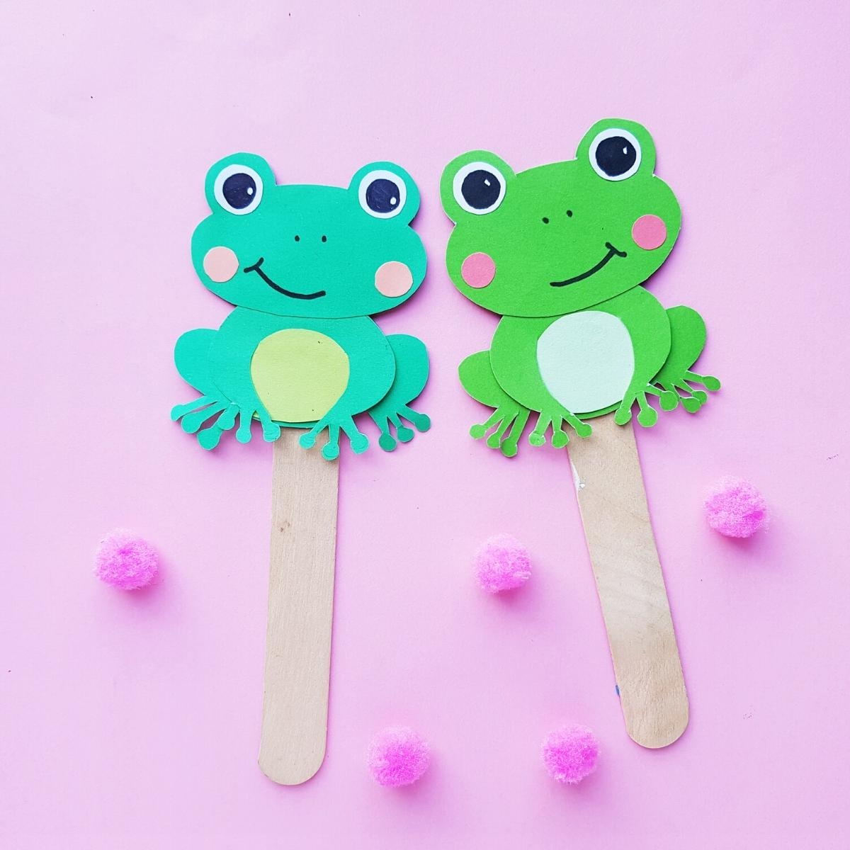 FREE Printable Frog Paper Puppet Template Rainy Day Mum Shop