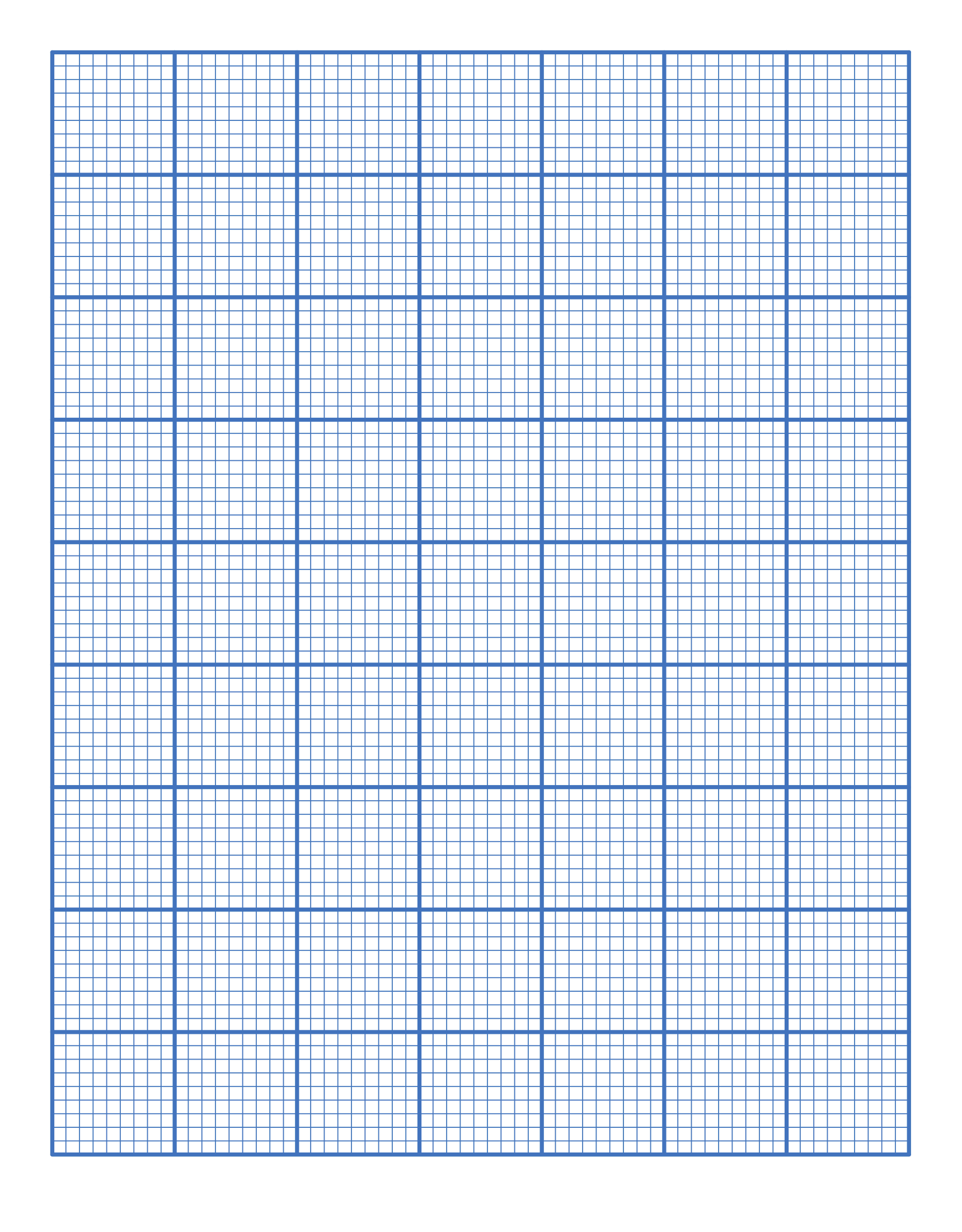 Half Inch Graph Paper Printable