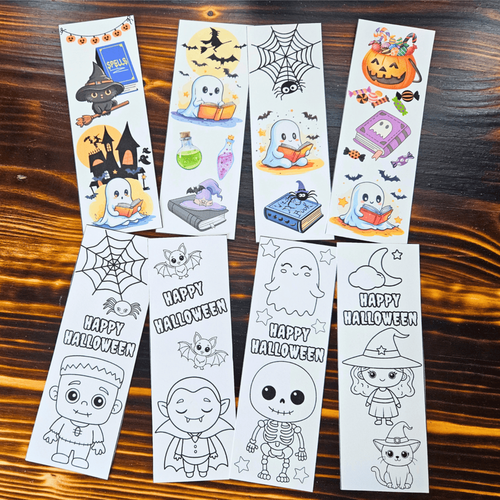 FREE Printable Halloween Bookmarks Cassie Smallwood