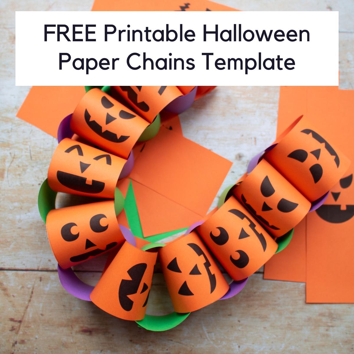 FREE Printable Halloween Paper Chains Rainy Day Mum