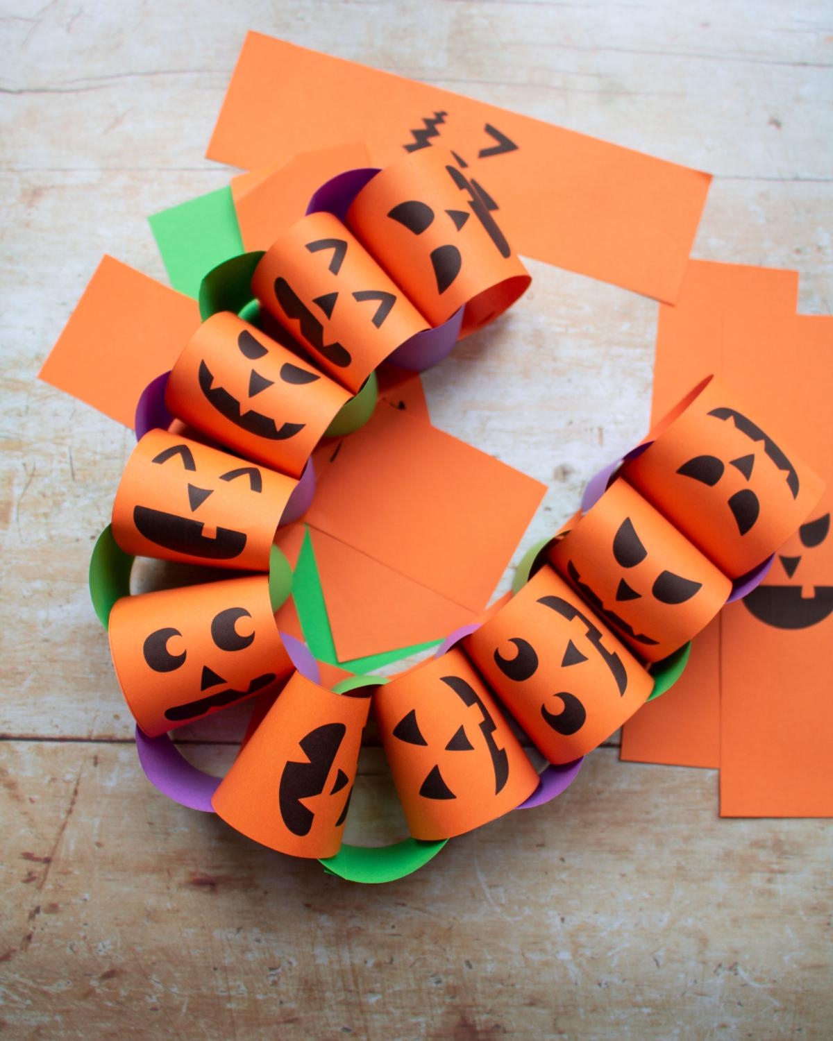 FREE Printable Halloween Paper Chains Rainy Day Mum