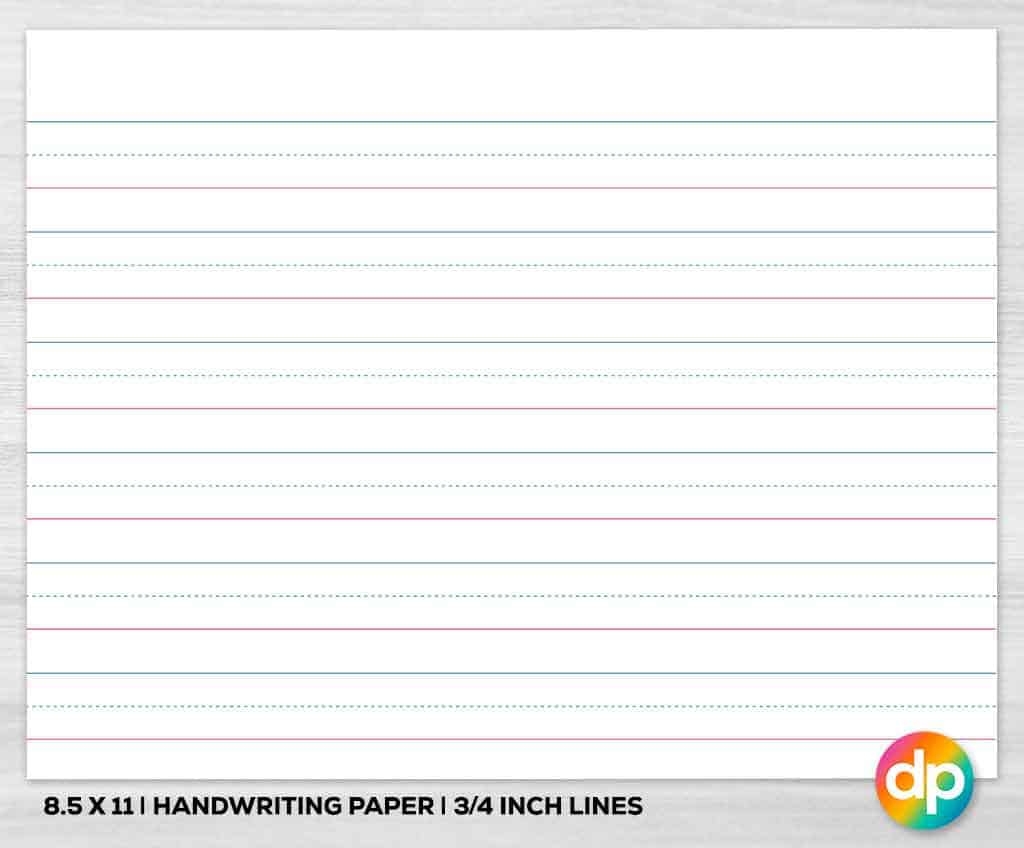 Free Printable Handwriting Paper DailyPrintables Worksheets Library