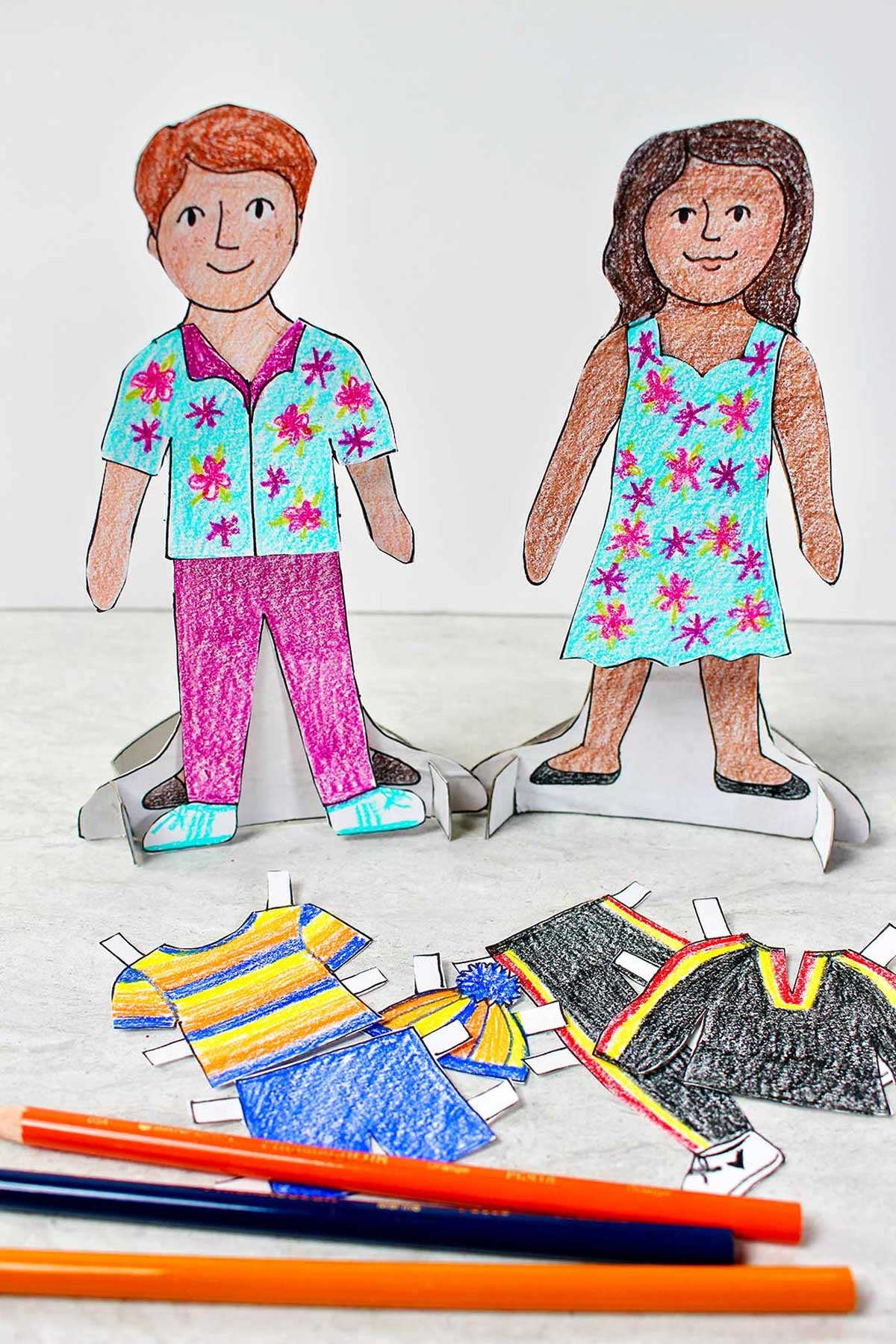 Paper Doll Outfits Printable