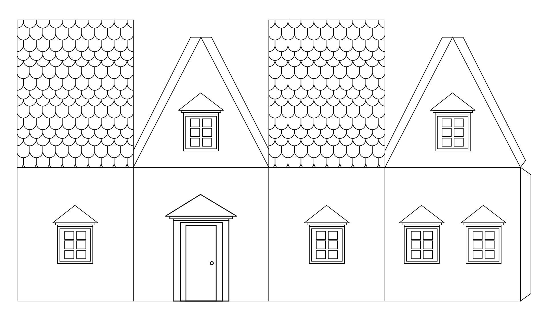 Free Printable Paper House Templates Red Ted Art Kids Crafts Worksheets Library