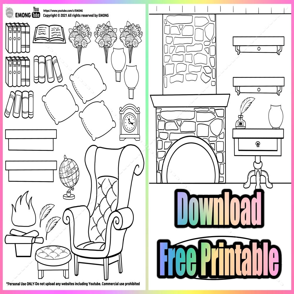 Paper Dollhouse Printables