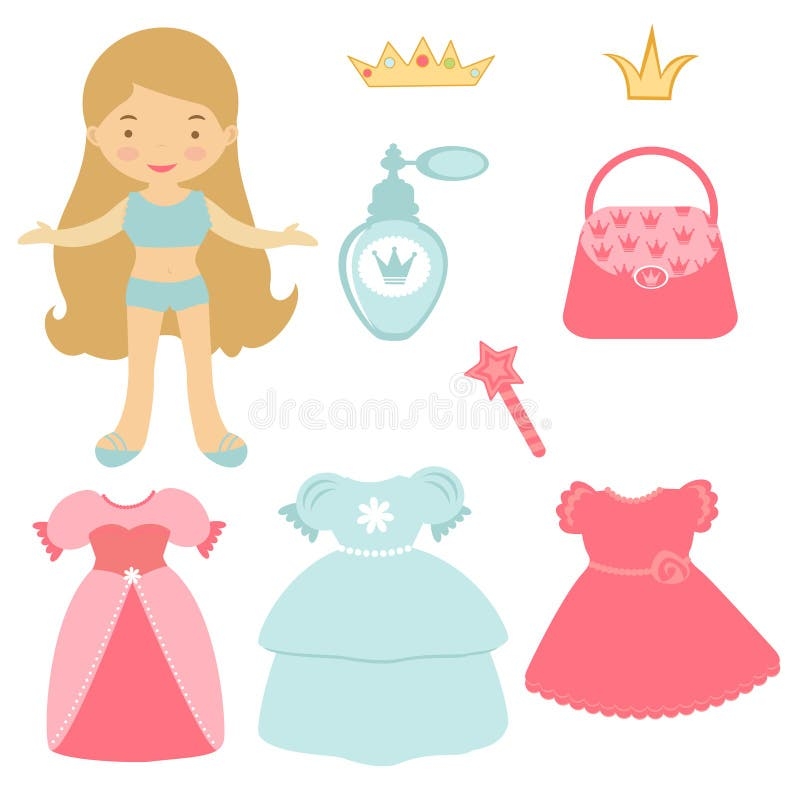 Princess Paper Doll Printable
