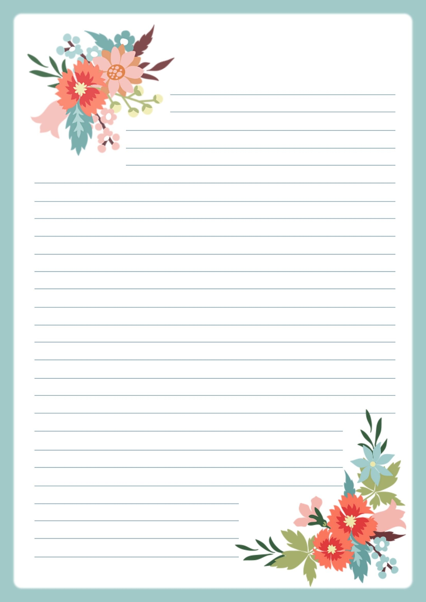 Printable Paper For Letters