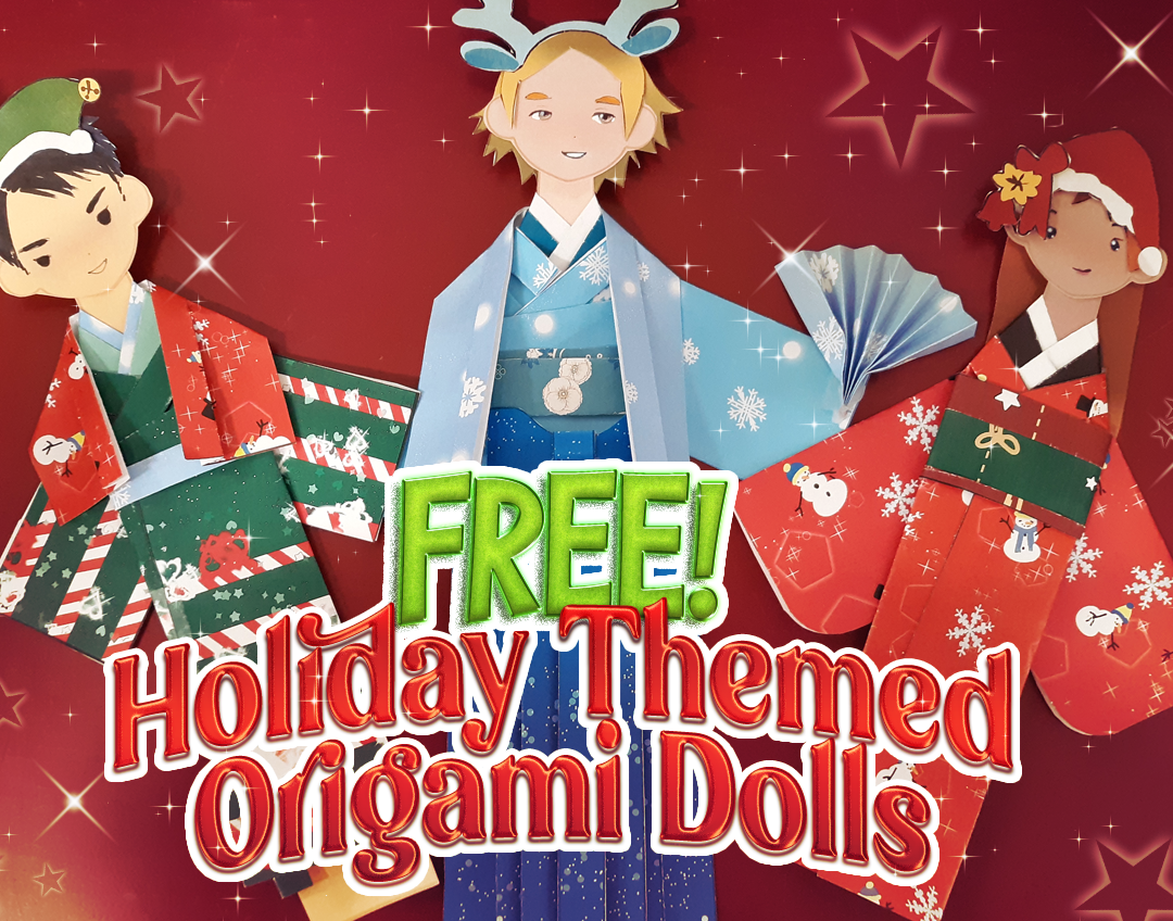 Free Winter Themed Origami Paper Doll Patterns LumicPress Manga For Young Readers