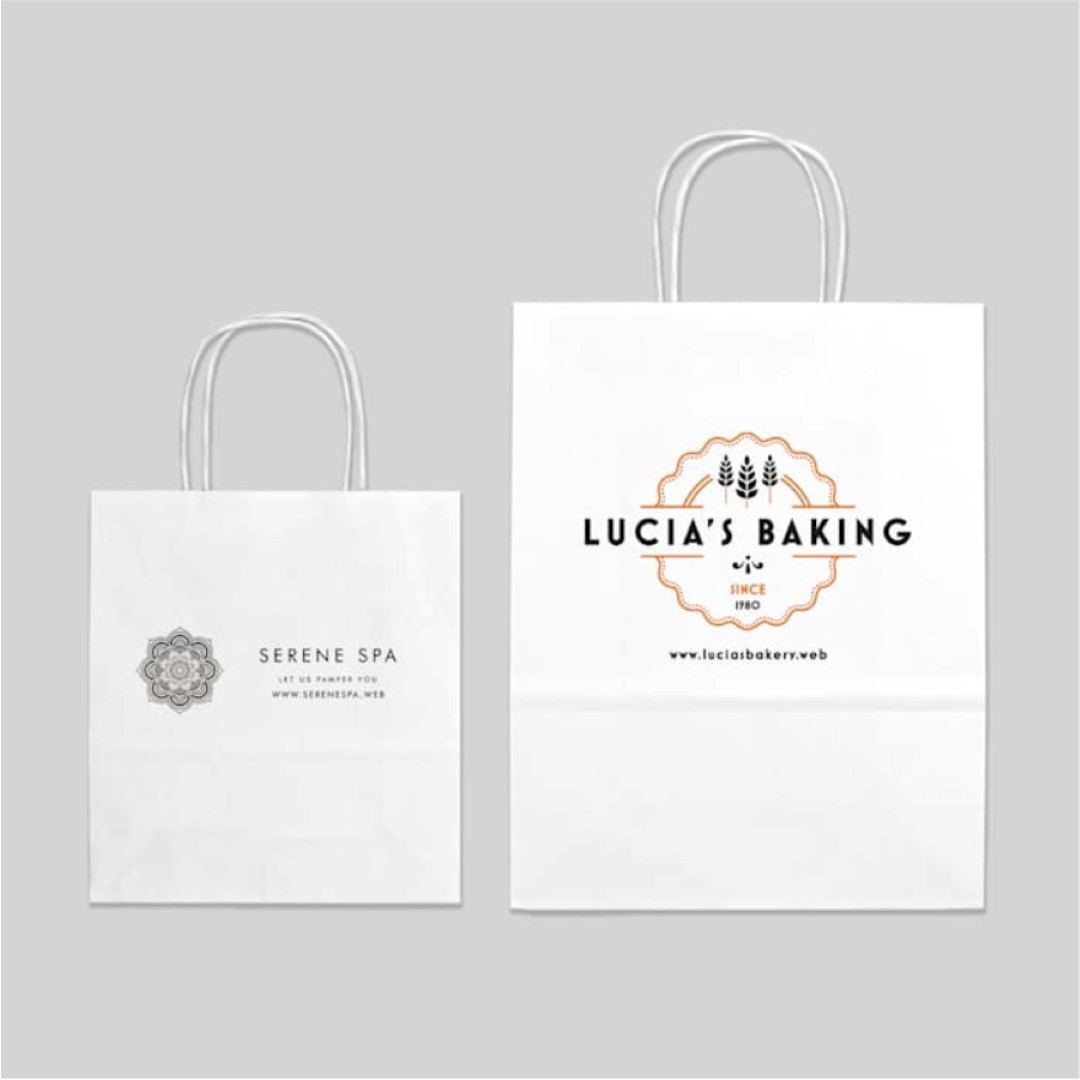 Get Customized Printed Paper Bags Wholesale Online With Kraftix Digital