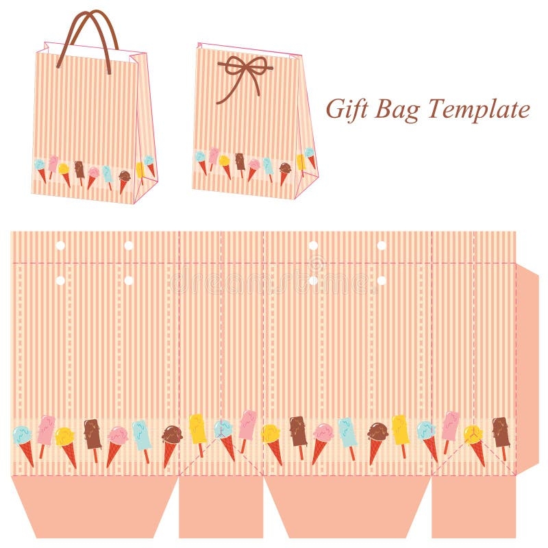 Gift Bag Template Stock Illustrations 33 977 Gift Bag Template Stock Illustrations Vectors Clipart Dreamstime