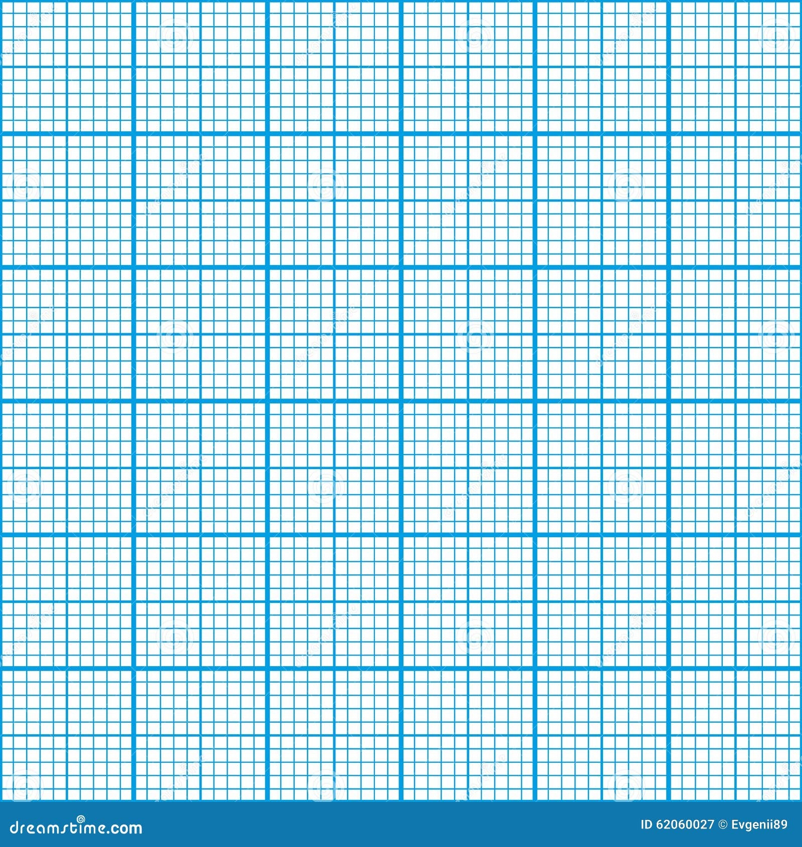 Graph Paper Cyan Color Seamless Pattern Stock Vector Illustration Of Mathematics Math 62060027